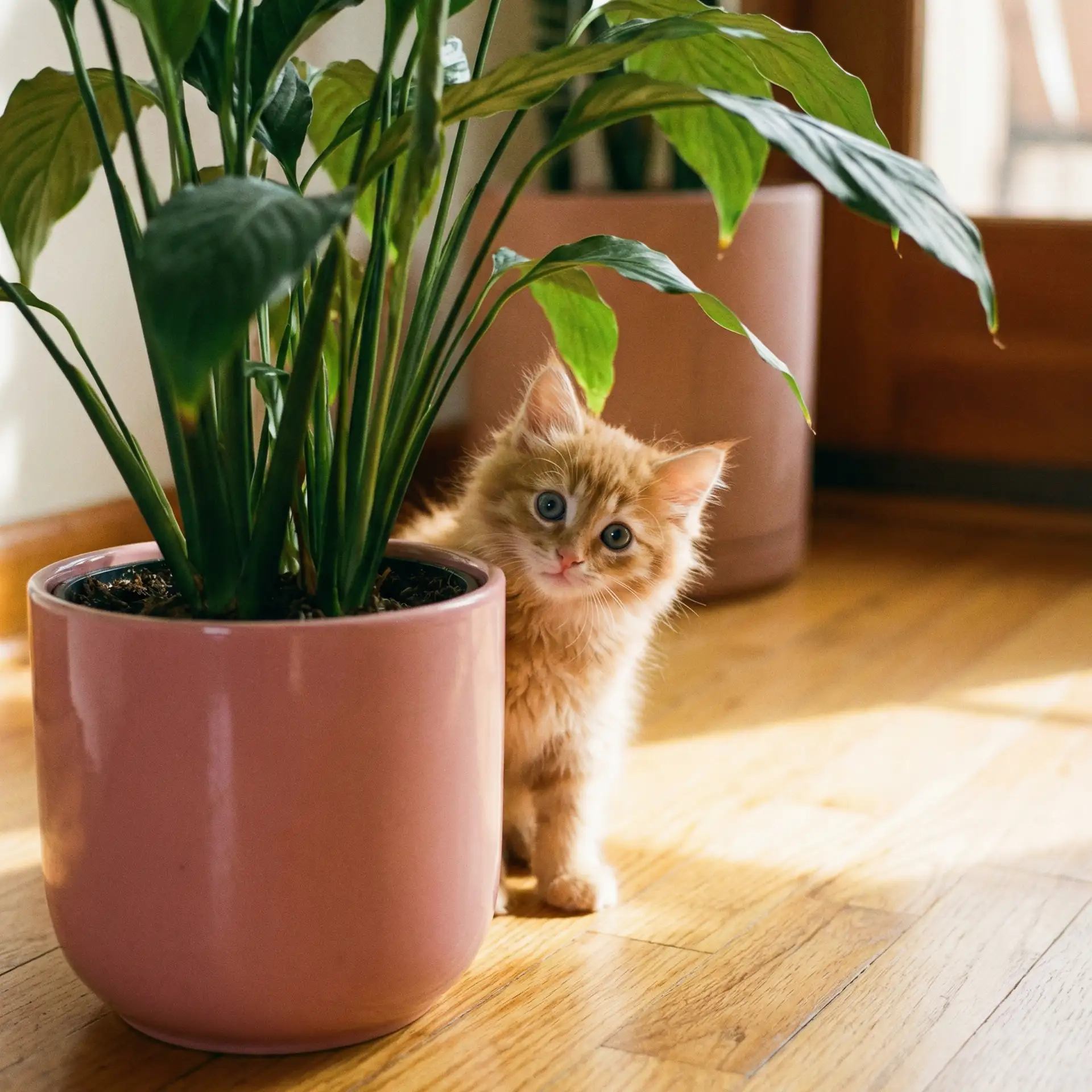 小猫从花盆后探头 - 曝熊黛林闪嫁豪门